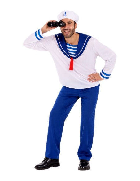 Fato de Marinheiro Tamanho L - de alta qualidade, ideal para o Carnaval, festas temáticas e eventos especiais